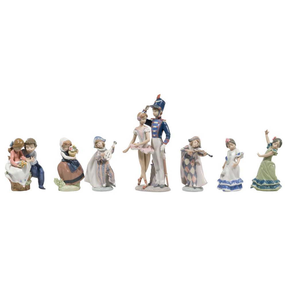 Appraisal: LLADRO FIGURINE ASSORTMENT items including Nutcracker Suite retired Lolita active