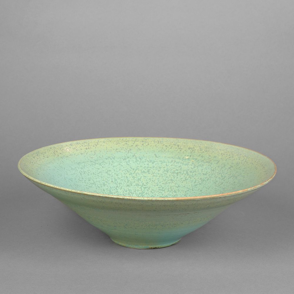 Appraisal: Laura Andreson Large Aqua Green Bowl Laura Andreson - Large