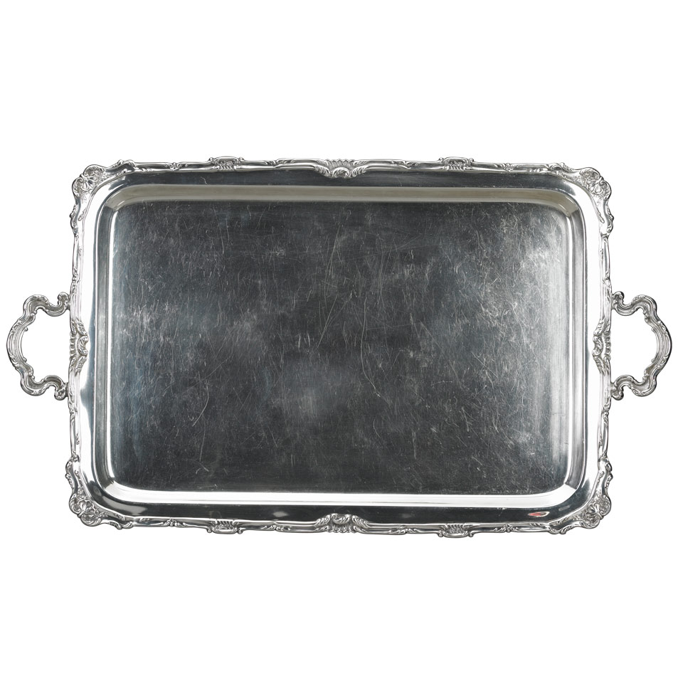 Appraisal: Peruvian Silver Serving Tray Carlo Mario Camusso Lima th century