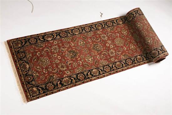 Appraisal: AGRA India th century Dark taupe ground ' x '