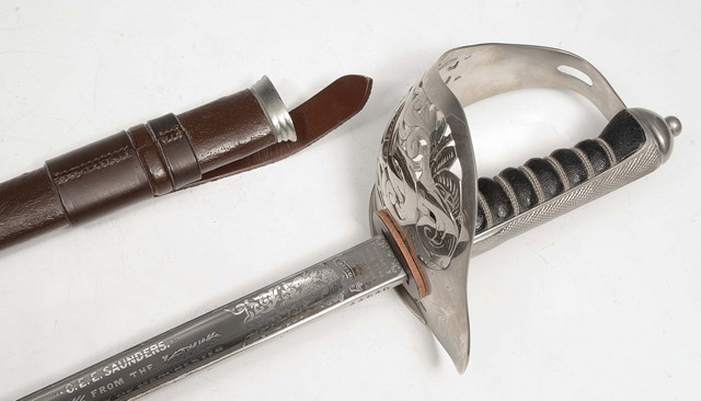 Appraisal: AN OFFICERS DRESS SWORD by Henry Wilkinson Pall Mall London