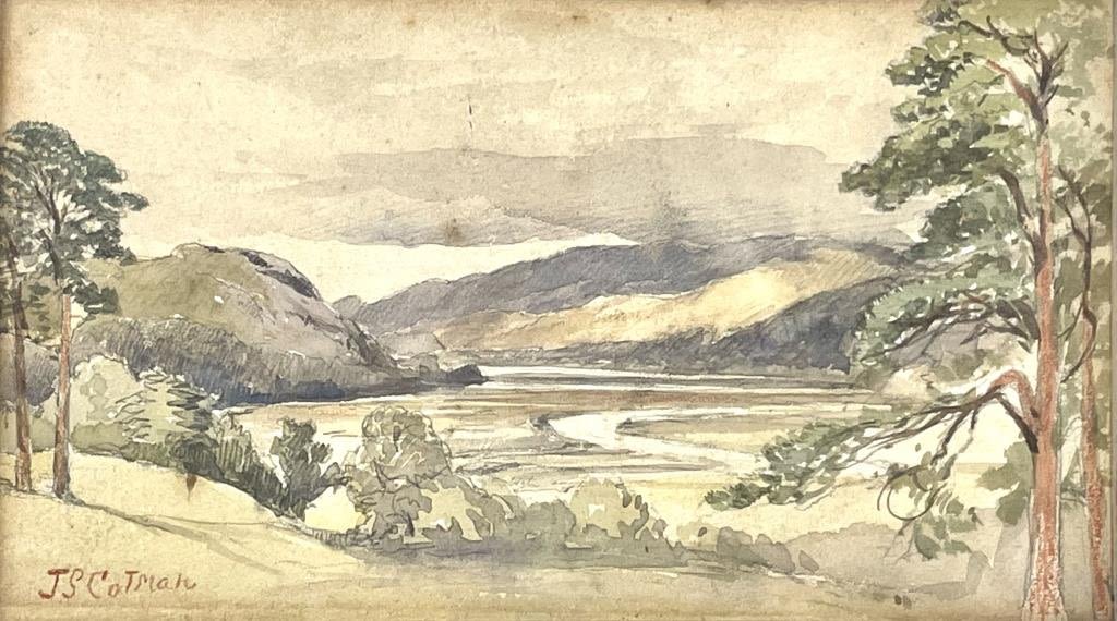 Appraisal: John Sell Cotman Watercolor Pencil On PaperMinor foxing seen in