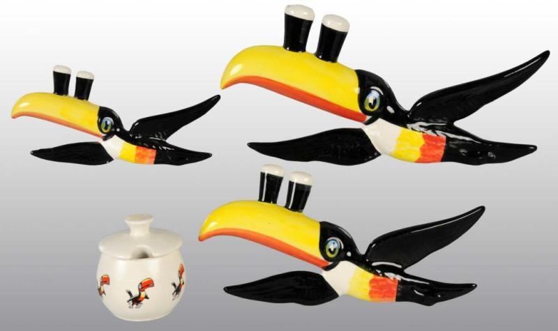 Appraisal: Lot of Carlton Ware Guinness Toucan Items Description Includes three