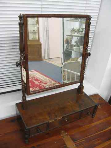 Appraisal: Victorian Dressing Mirrorwith drawers