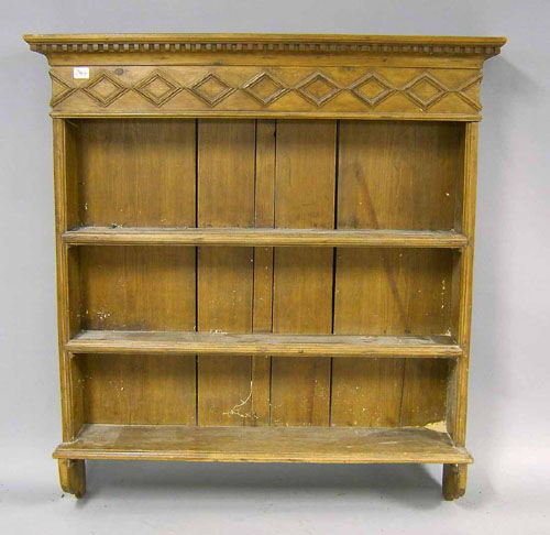 Appraisal: Pine cupboard top th c h w