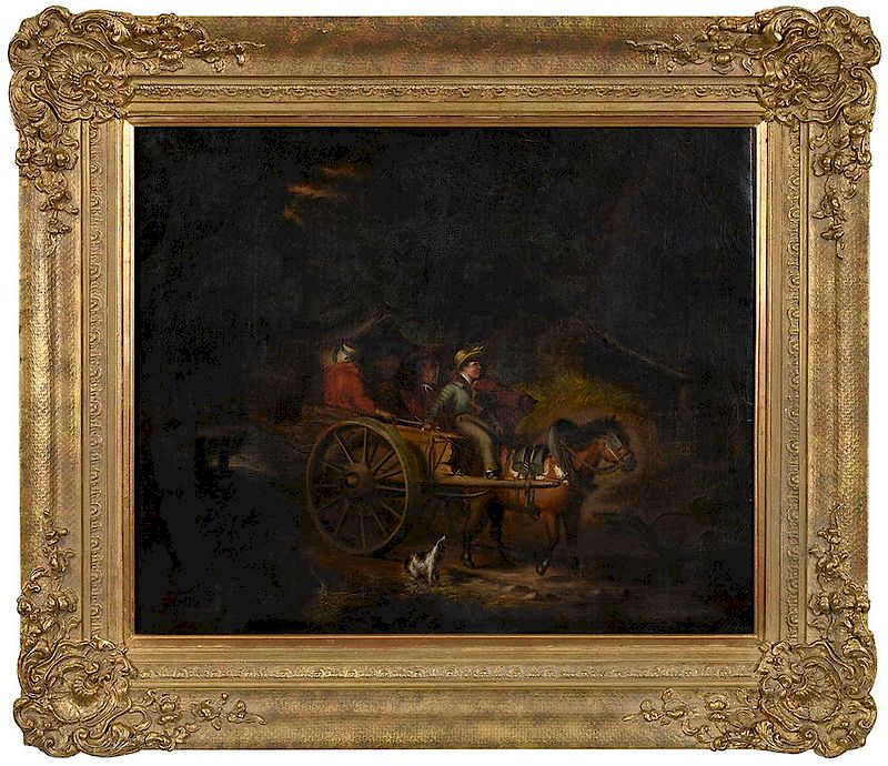 Appraisal: Follower of George Morland British The Pony Cart not apparently