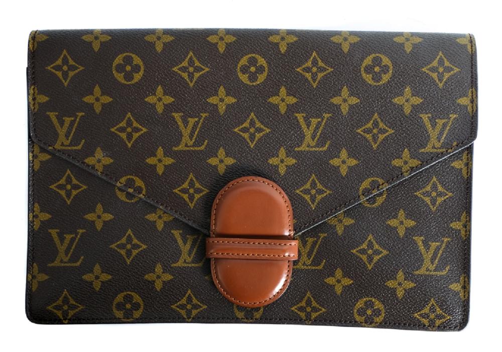 Appraisal: LOUIS VUITTON MONOGRAM RANELAGH ENVELOPE CLUTCHScarce and hard to find