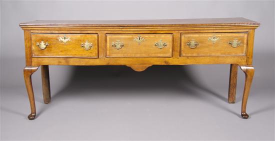 Appraisal: An English Oak Sideboard Height x width x depth inches