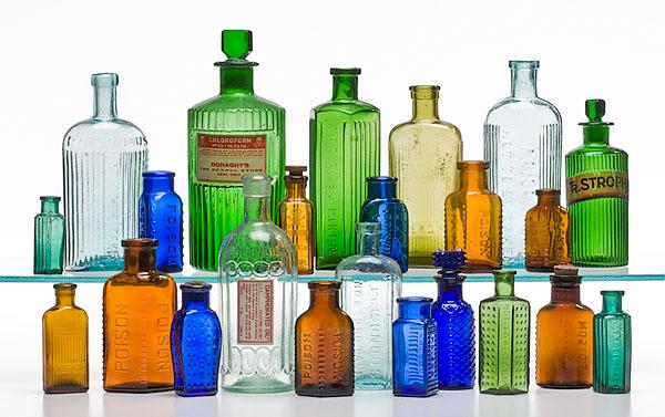 Appraisal: LOT OF POISON BOTTLES a lot of twenty three rare