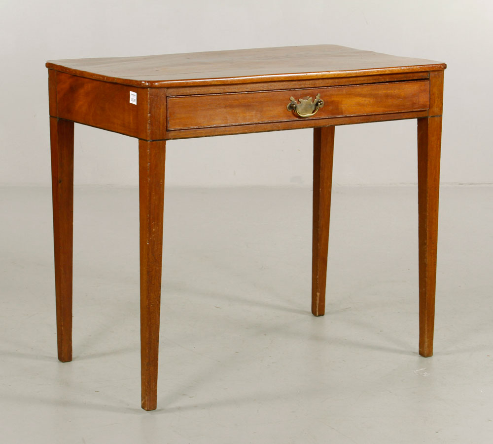 Appraisal: - th C Georgian Mahogany Table th century Georgian table