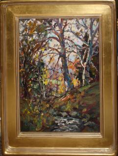 Appraisal: Thomas R Curtin Vermont - Woodlands in bloom- o b