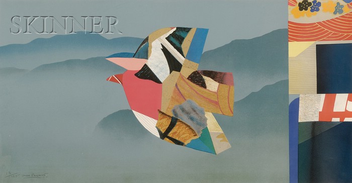 Appraisal: Max Papart French - Japanese Birds edition of Numbered and