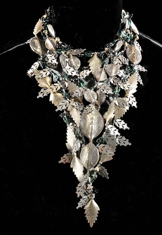 Appraisal: s Arthur Koby Costume Jewelry Necklace An EXOTIC necklace created