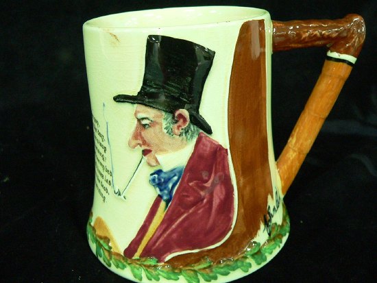 Appraisal: A Crown Devon musical jug John Peel cm high