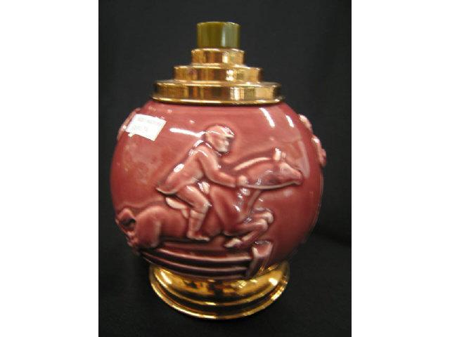 Appraisal: Rookwood Art Pottery Cigarette Holder golfer fisherman football player horseman