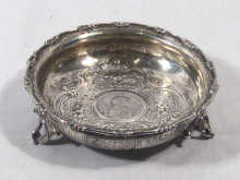 Appraisal: Military Interest A th century German silver bowl with th