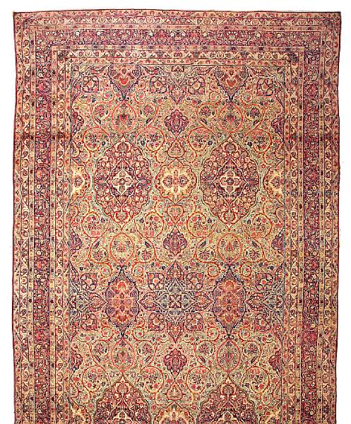 Appraisal: A Lavar Kerman carpet South Central Persia signed late th