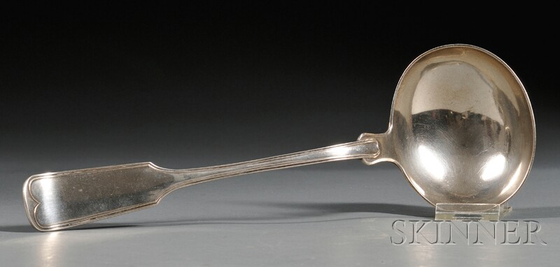 Appraisal: Silver Ladle maker James Thompson New York c having a