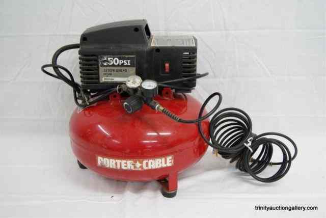 Appraisal: Porter Cable Gallon Air CompressorCommonly referred to as a pancake