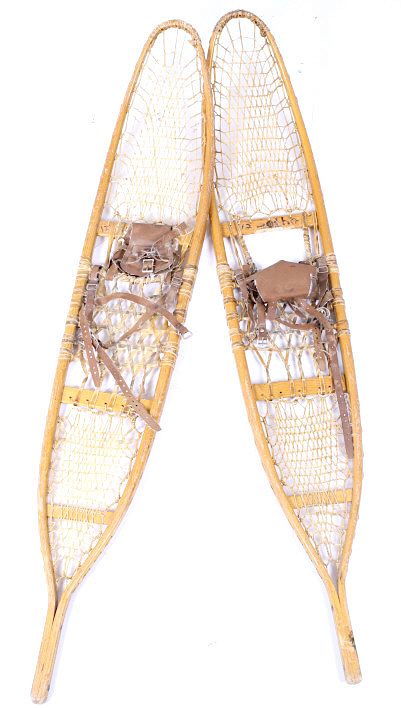 Appraisal: WW U S Military Lund Snowshoes c 's Offered in