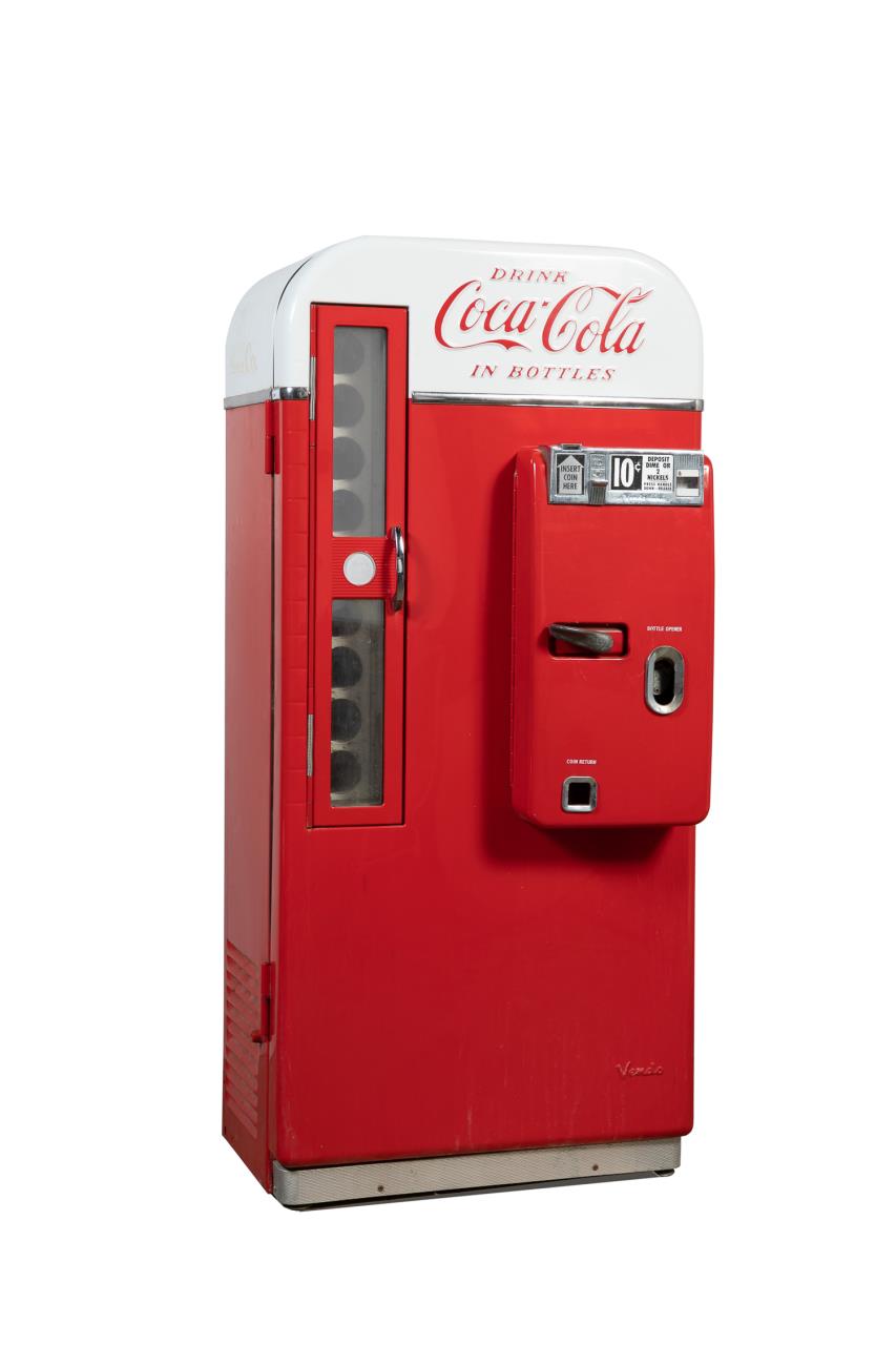 Appraisal: COCA COLA CENT VENDING MACHINE Coca-Cola cent vending machine this