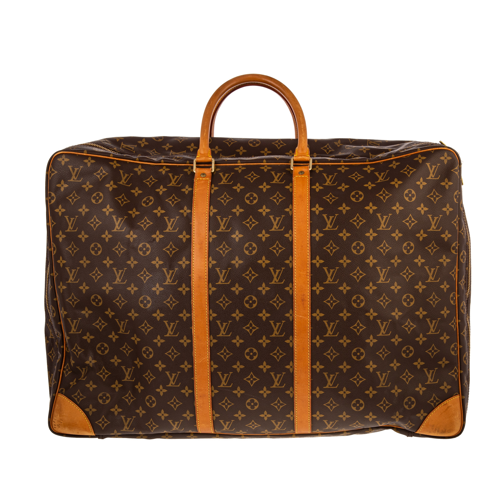 Appraisal: A LOUIS VUITTON MONOGRAM SIRIUS A brown and tan Monogram