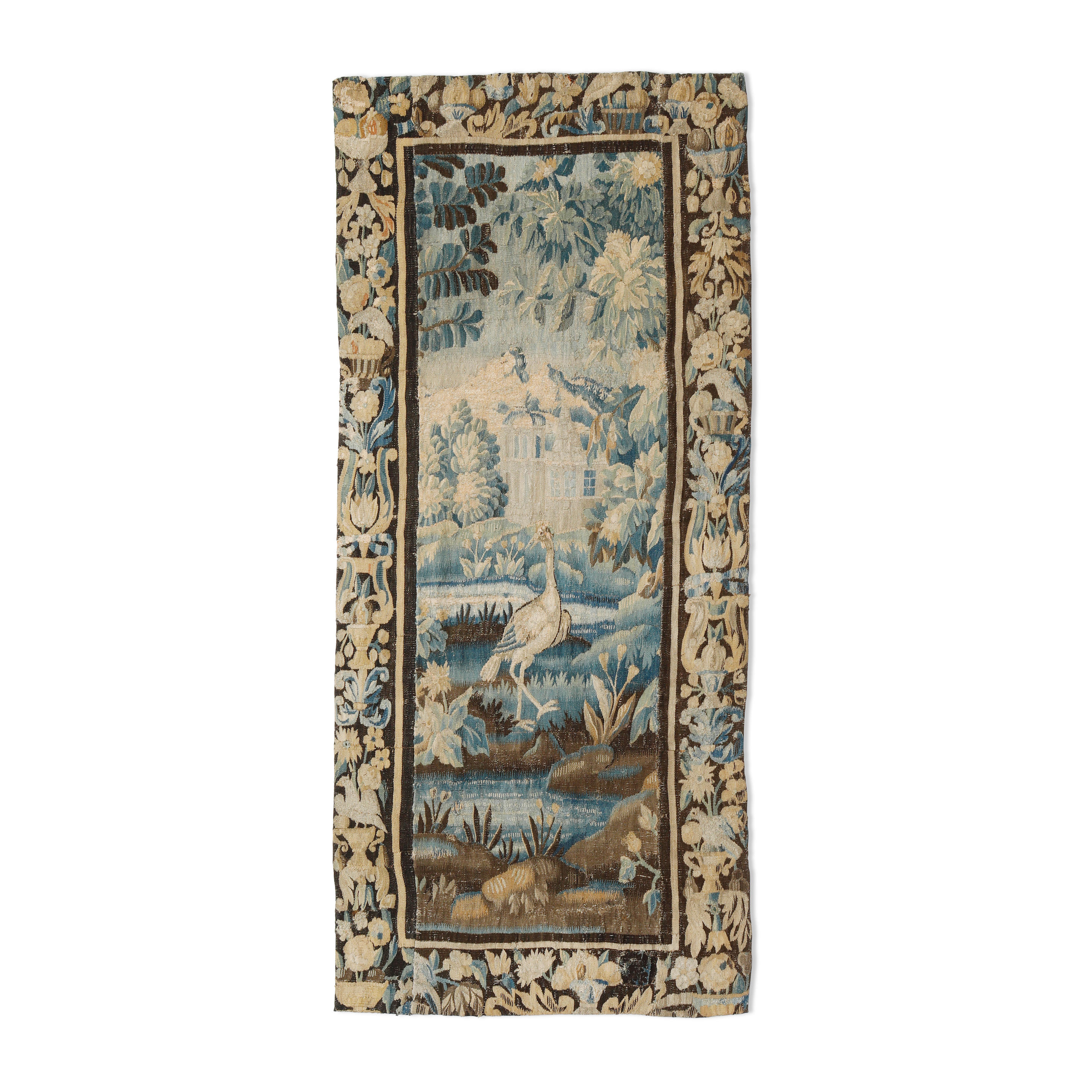 Appraisal: AN AUBUSSON TAPESTRY th th century dimensions approximately ft in