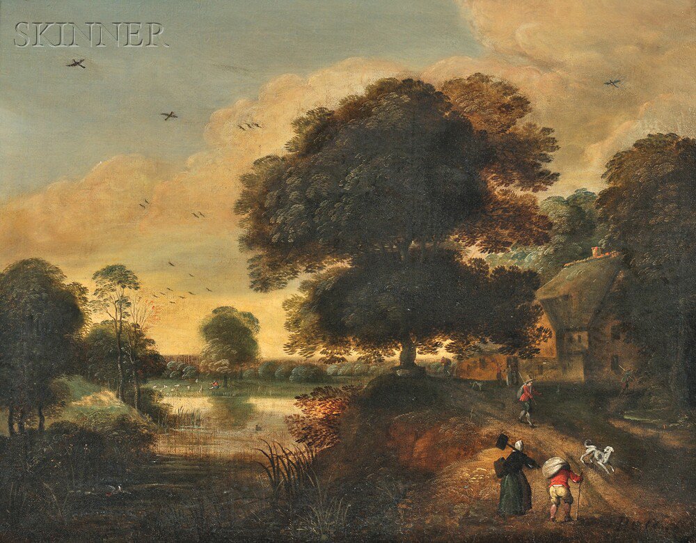 Appraisal: Manner of Pieter Jansz van Asch Dutch - Landscape with