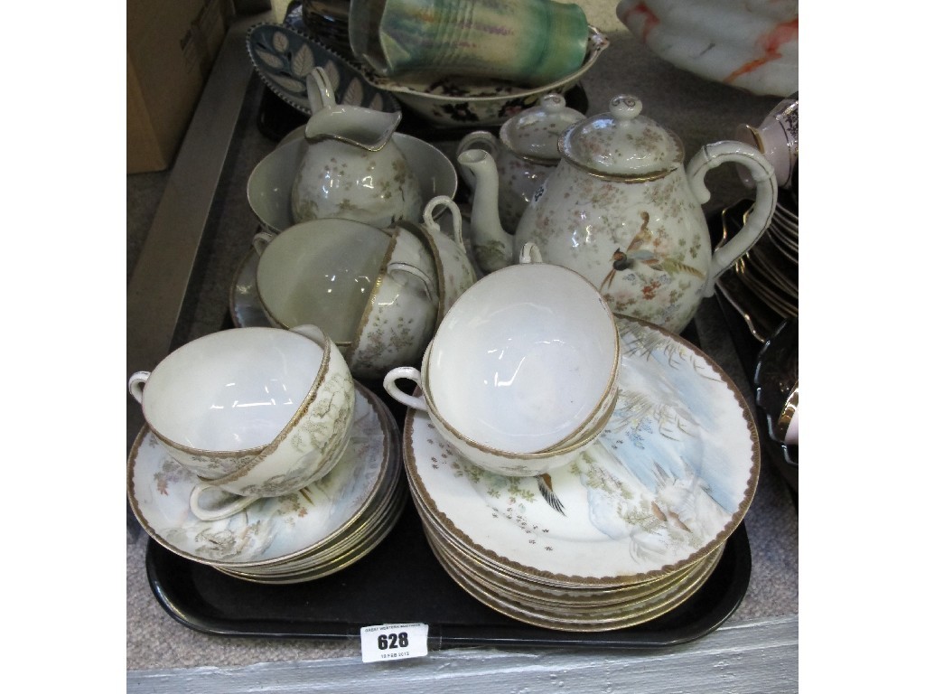 Appraisal: Japanese eggshell teaset