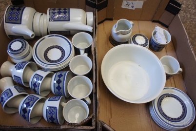 Appraisal: A collection of Royal Doulton Lambeth Stoneware Tangier dinner and