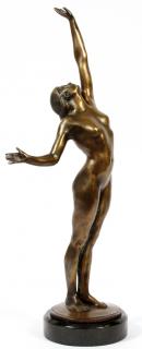 Appraisal: HARRIET WHITNEY FRISHMUTH BRONZE SCULPTURE BRONZE FIGURAL GARDEN SCULPTURE CHARLES