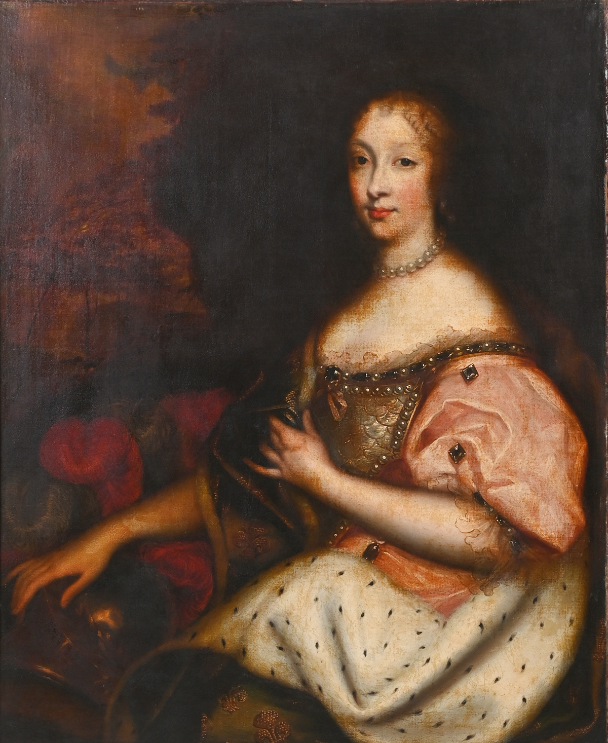 Appraisal: FINE EARLY PORTRAIT OF HENRIETTA DUTCHESS OF ORLEANS BY MIGNARD