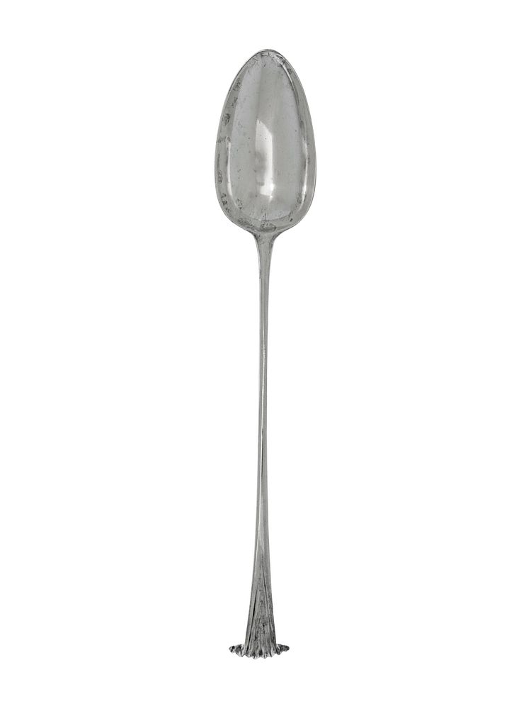 Appraisal: A George II Silver Basting Spoon A George II Silver