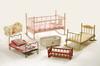 Appraisal: DOLL BED LOT - Six piece lot of doll beds