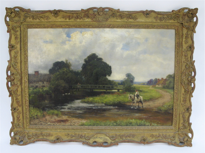 Appraisal: HENRY JOHN YEEND KING OIL ON CANVAS British - Landscape