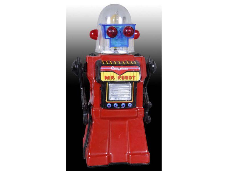 Appraisal: Battery-Operated Japanese Cragstan Toy Mr Robot Description '' T Original