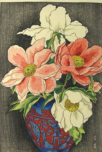 Appraisal: Various artists th Century Twelve woodblock prints Of flowers and