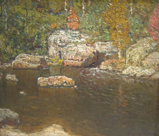 Appraisal: JOHN JOSEPH ENNEKINGAmerican - Trout Brook Signed lower right Enneking