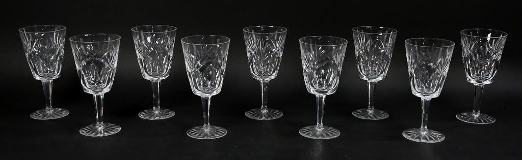 Appraisal: pieces Waterford crystal stemware Water goblets in the pattern Ashling