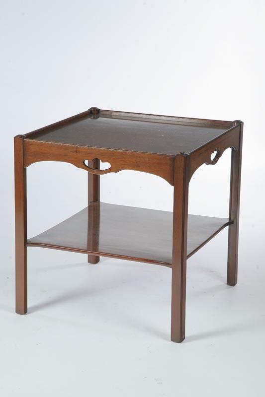 Appraisal: CHIPPENDALE-STYLE SIDE TABLE Kittinger Company Buffalo New York late th