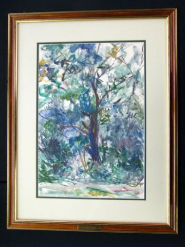 Appraisal: Wayman Elbridge Adams IN - x Watercolor Signed Lower Left