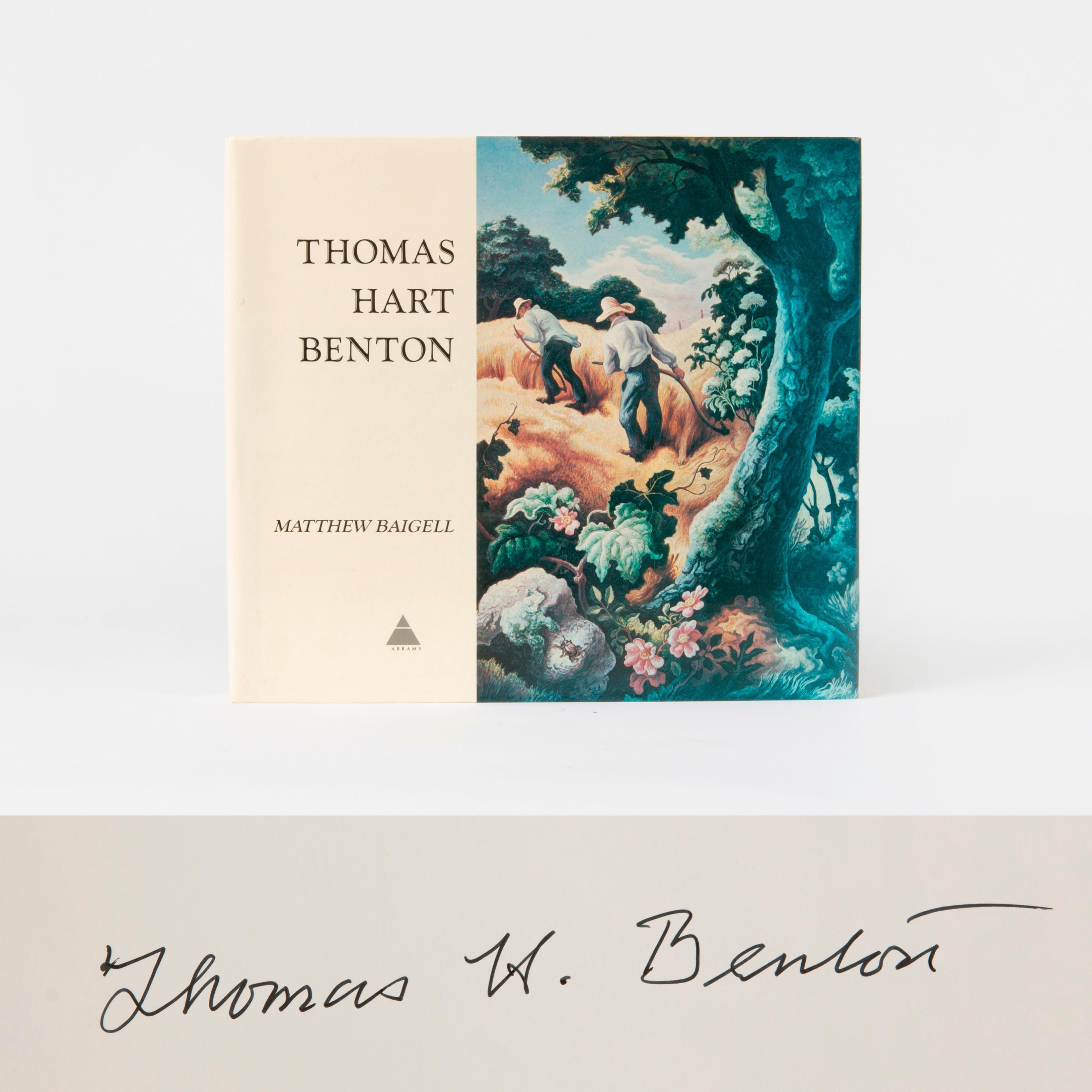 Appraisal: THOMAS HART BENTON SIGNED BOOK A first edition of Matthew