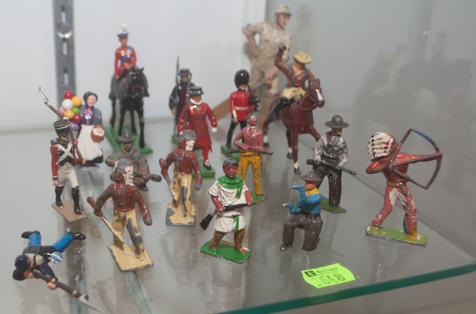 Appraisal: Assortment of lead figures