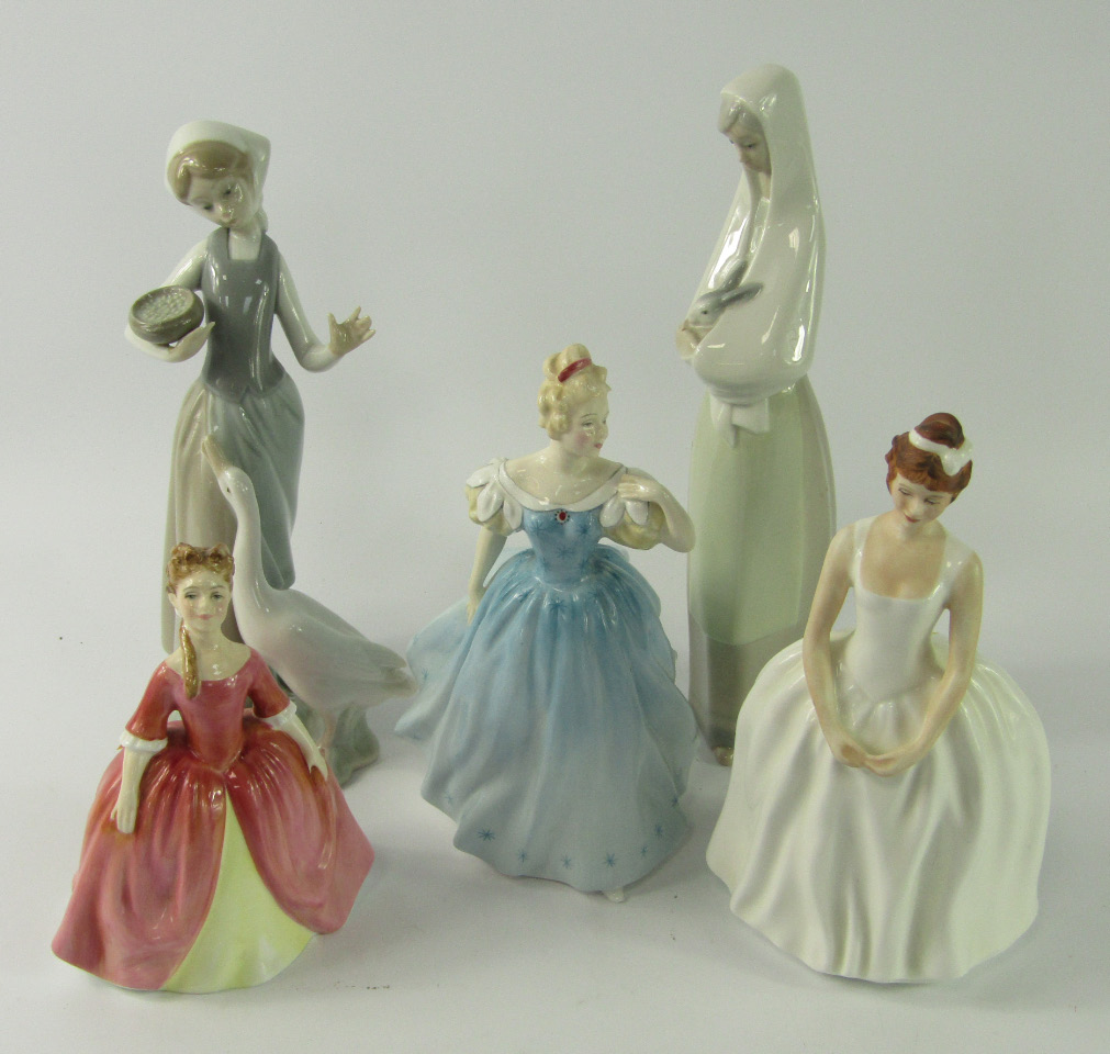 Appraisal: Royal Doulton figures modelled as Enchantment HN Ann HN and