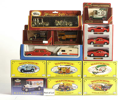 Appraisal: Matchbox Anniversary Models - including Ford Model TT Van USA