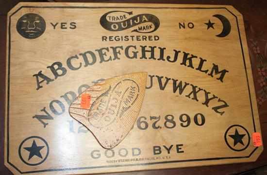 Appraisal: Ouija board Estimate - Comments added Planchette is solid wood