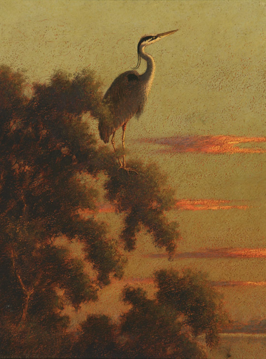 Appraisal: Benson Bond Moore American - The Heron Evening Sarasota Bay