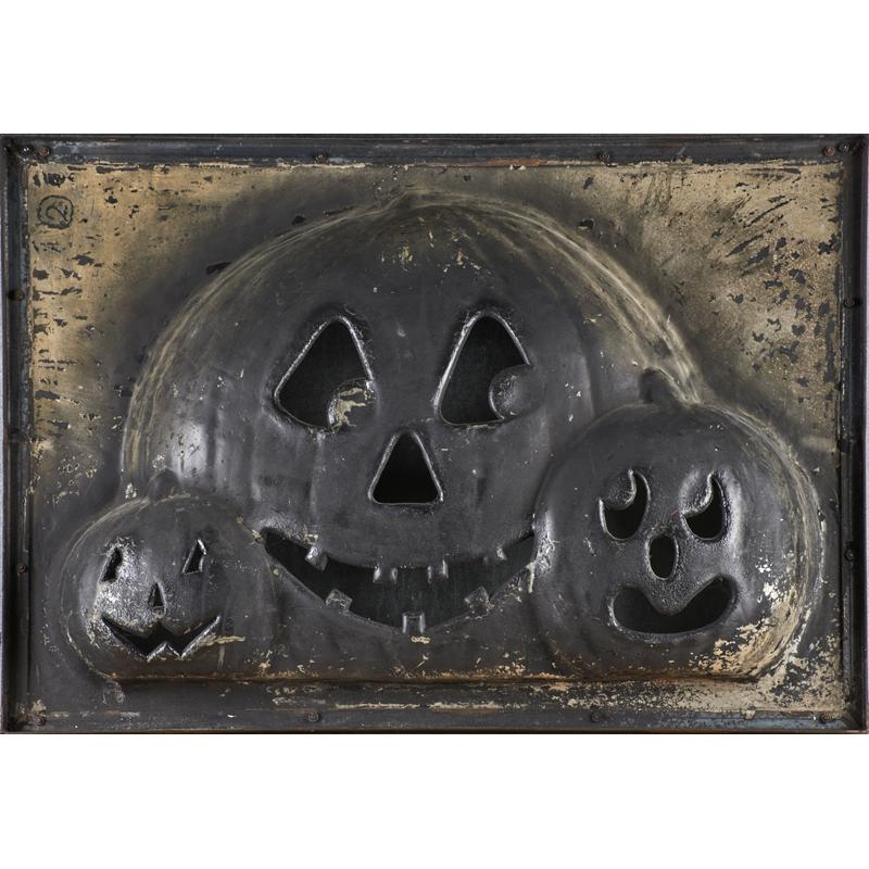 Appraisal: HALLOWEEN INJECTION BLOW MOLD Condition Report Hanging hooks at top