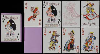 Appraisal: Elaine Lewis Fonarama Playing Cards Bradford J OB Mint Courts