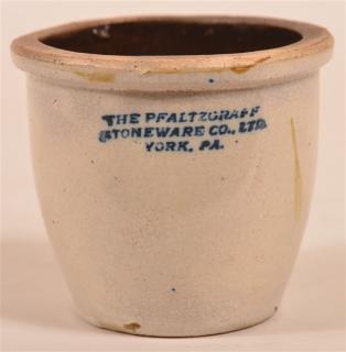 Appraisal: Pfaltzgraff Stoneware Mini Advertising Crock The Pfaltzgraff Stoneware Co Ltd